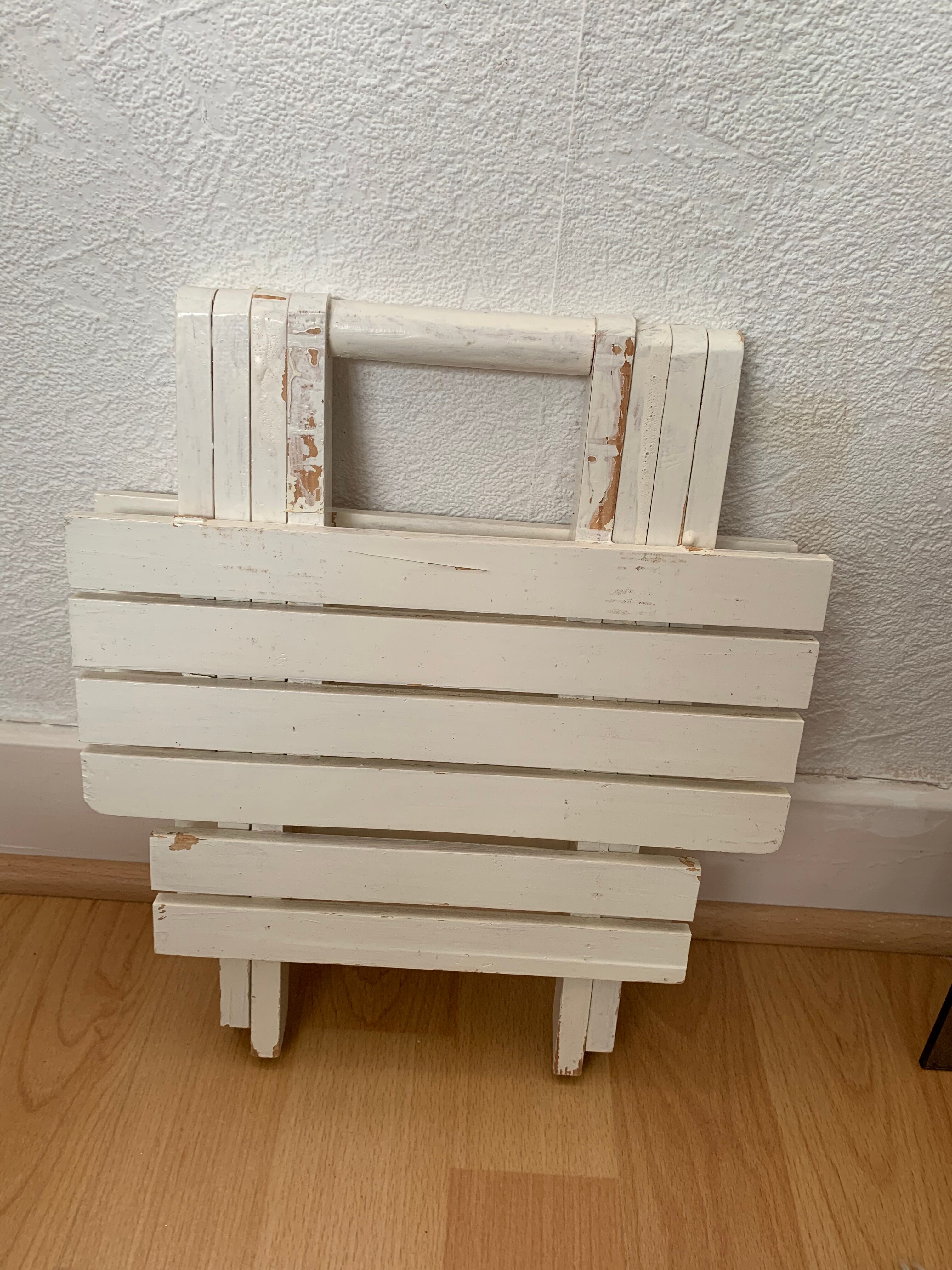 Small white plant door