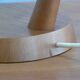Mid Century Table Lamp by Temde, - Wood, Textile Shade