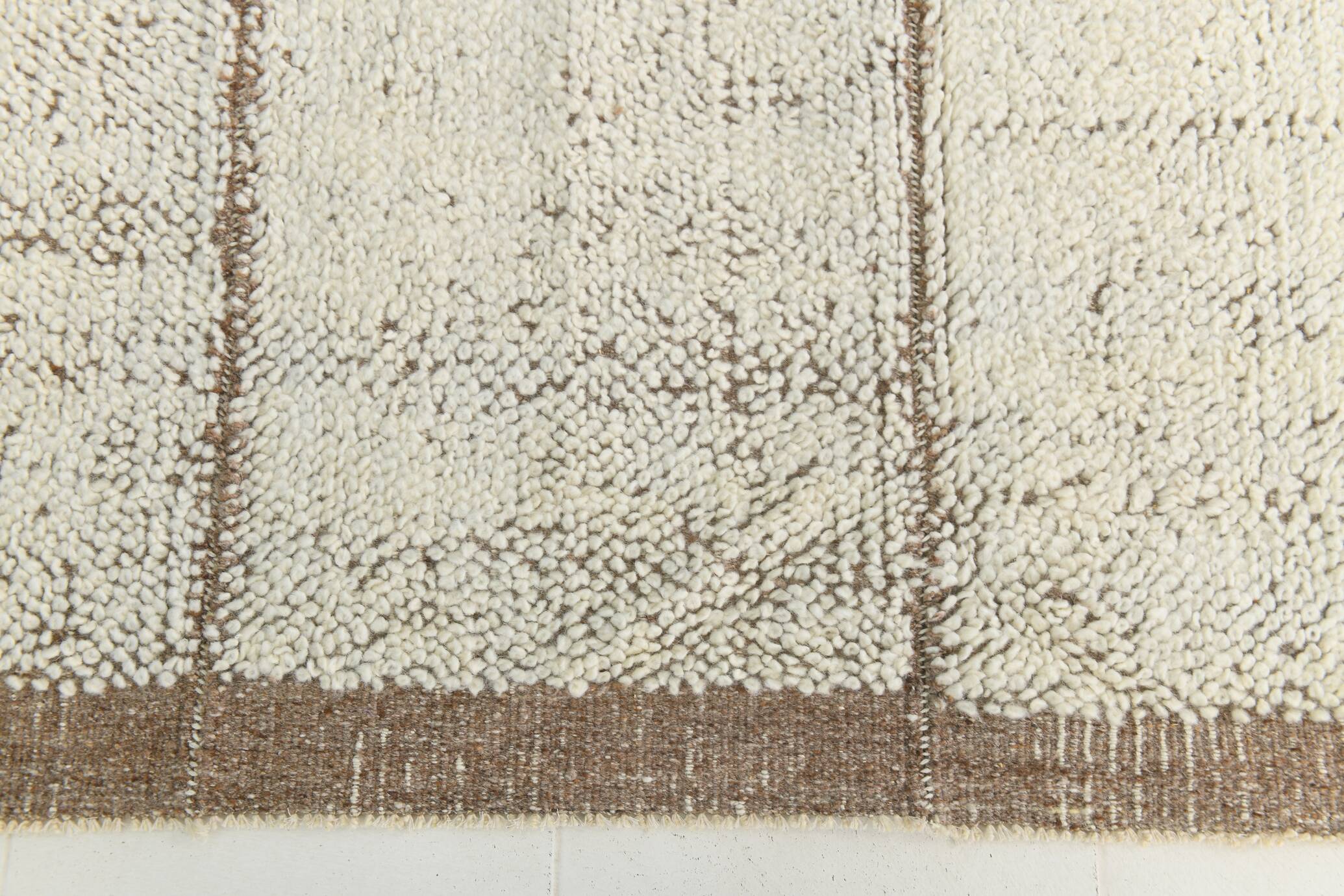 7x10 Kilim Brown & Beige Kilim Area Rug, 216x305Cm