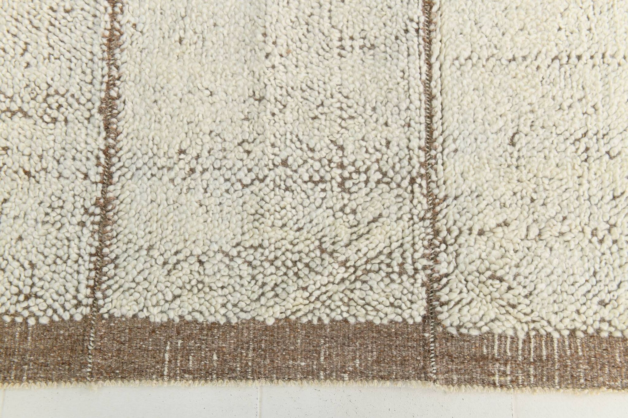 7x10 Kilim Brown & Beige Kilim Area Rug, 216x305Cm