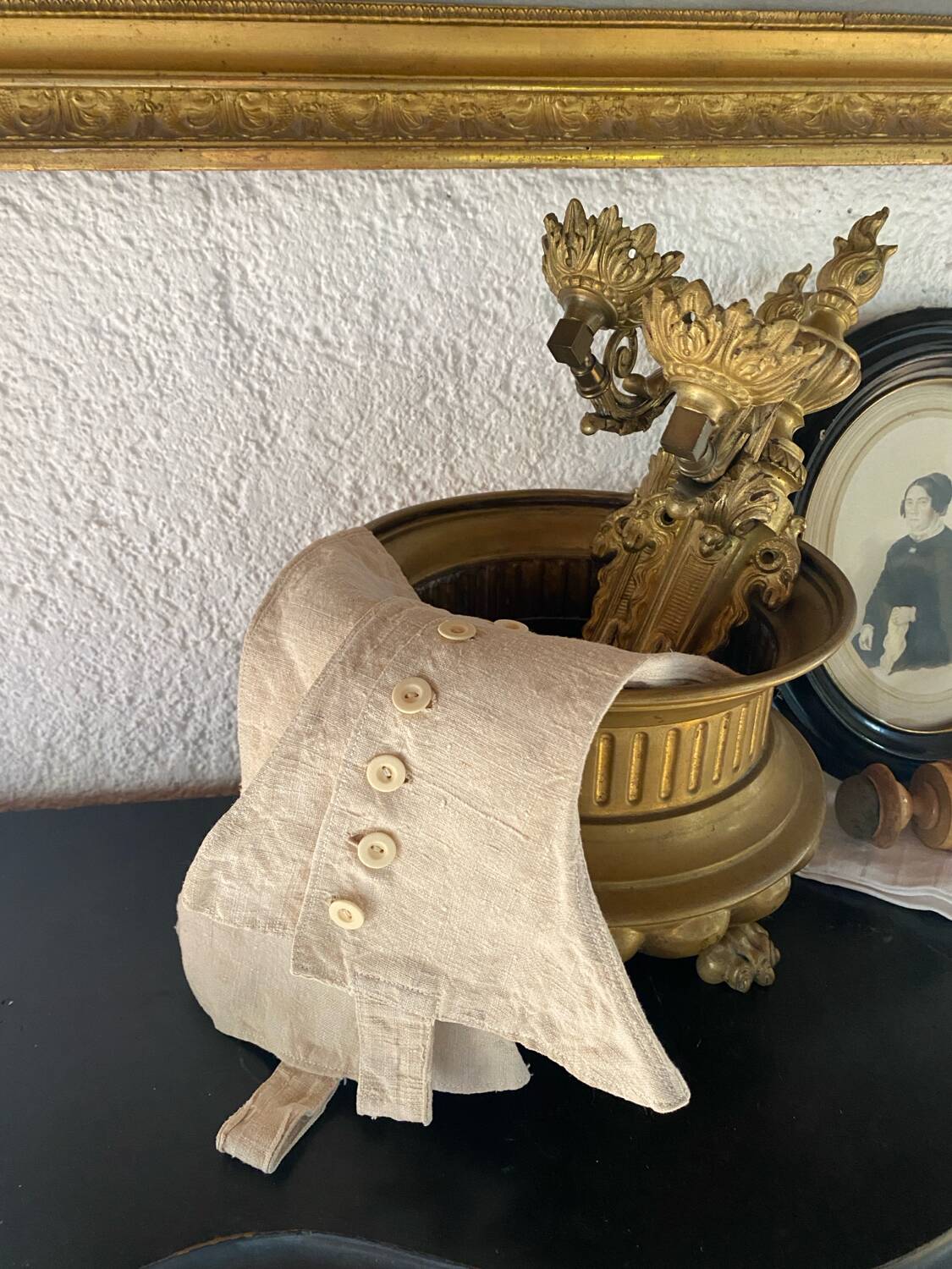 Paire d’appliques murales en bronze XIX