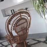 Emmanuelle peacock armchair
