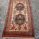 Vintage Afghan Balouch rug, hand-knotted, 100% wool, 1934