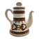 Hand-painted teapot signed Henriot in Quimper faience.