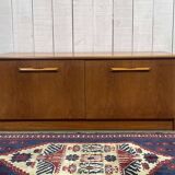 Low English teak sideboard from the 70s
