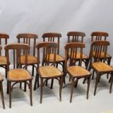 Set of 11 bistro chairs