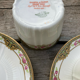 4 cups and under cups Limoges porcelain - Chabrol & Poirier 1925