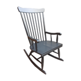 Grey rocking-chair