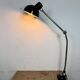 Industrial Workshop Black Enamel Desk Lamp, 1950s