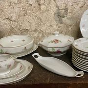 Grand Service de Table 45 Pièces, Porcelaine de Limoges BERRY Décor