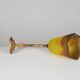 Glass paste wall light by Degue, circa 1920, Art Nouveau.