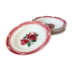 Plates Digoin Cibon Ironstone floral decoration