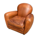 Fauteuil club en cuir