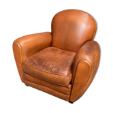 Fauteuil club en cuir