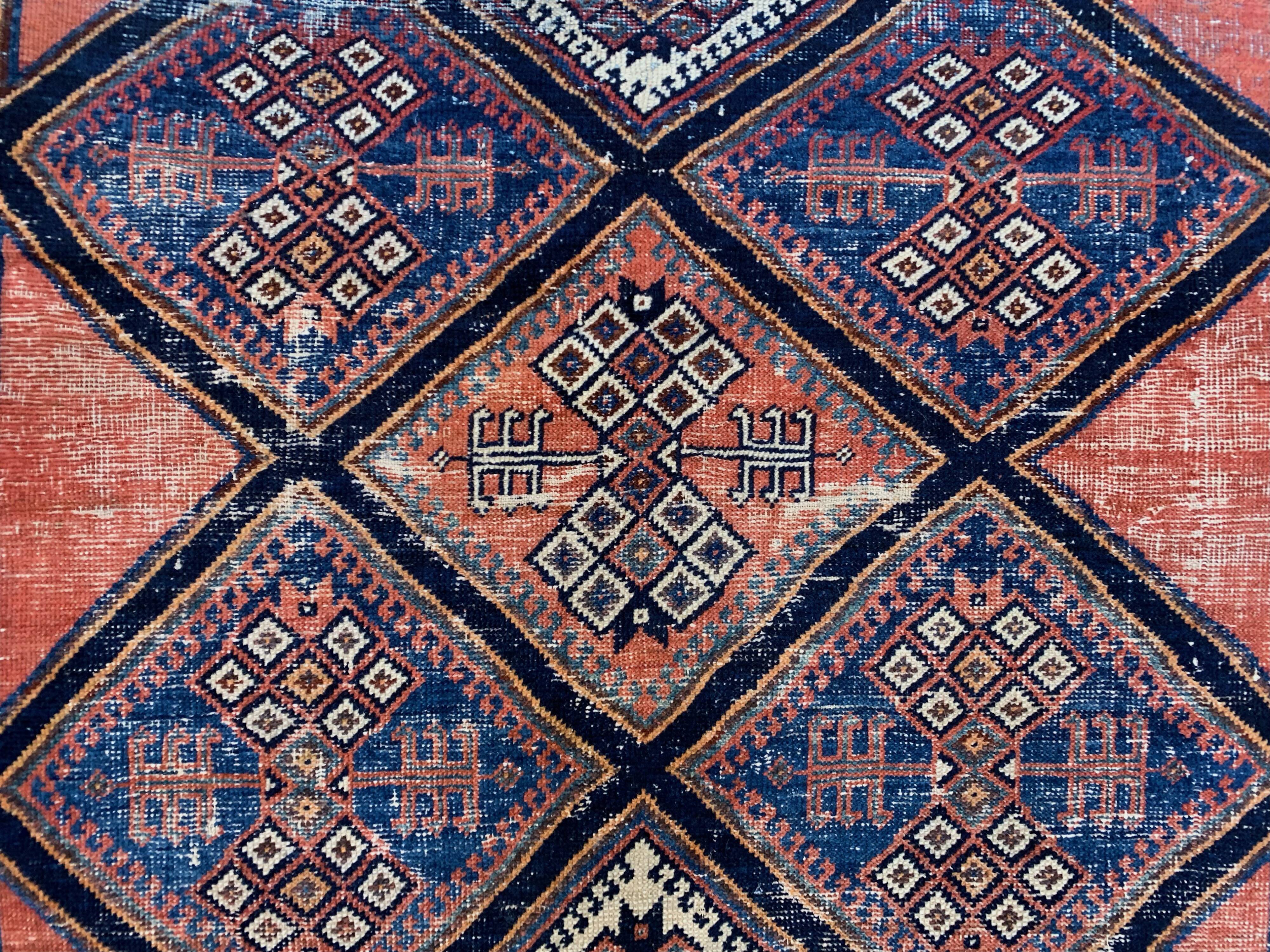Vintage tribal rug 158x124 cm