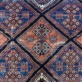 Vintage tribal rug 158x124 cm