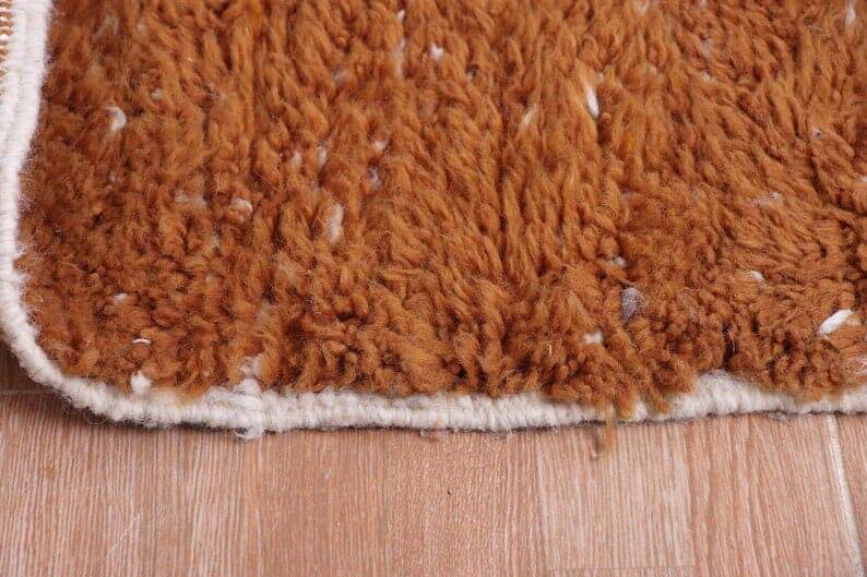 Handmade Beni Ouraine rug with colourful patterns 150/250 cm