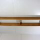 Beech wooden wall rack / book shelf, 1960’s