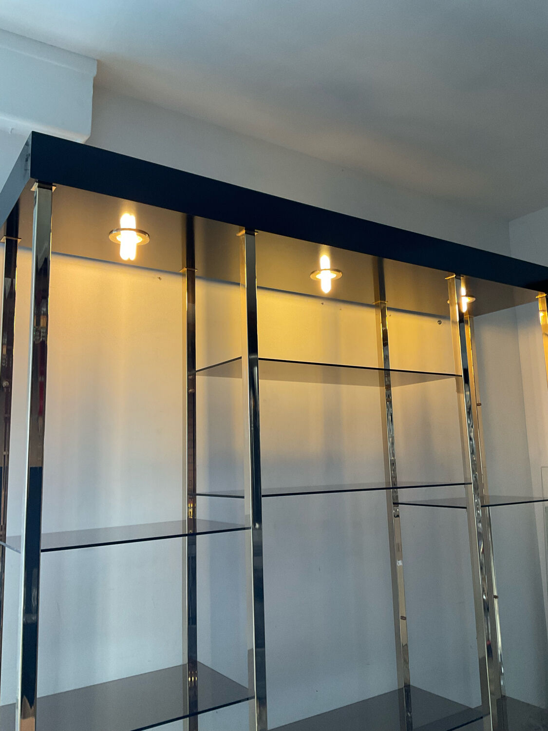 Belgo chrom shelf from the 70s and 80s