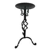 Bougeoir pique cierge en fer forgé vintage