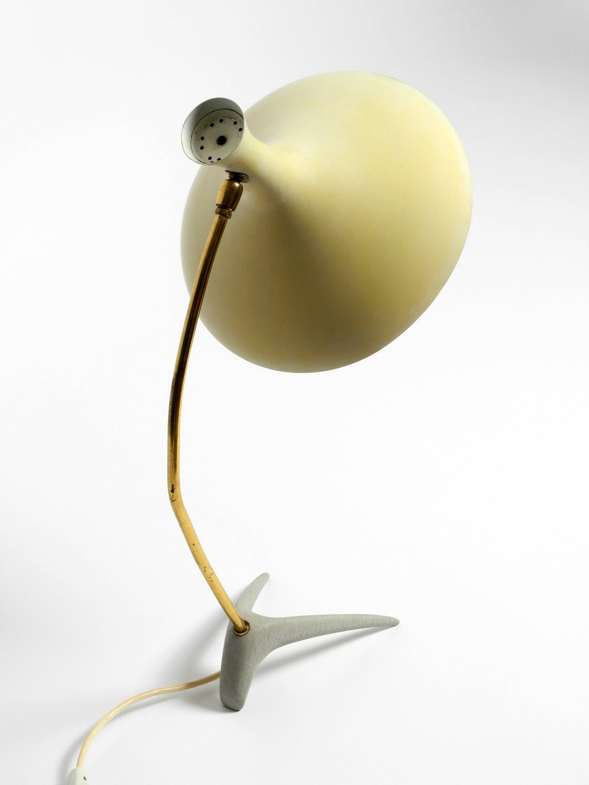 Large Mid Century crow's foot table lamp by Karl Heinz Kinsky for Cosack