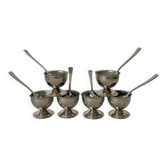 Set de coquetiers en inox  par Guy Degrenne