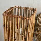 Vintage rattan lamp