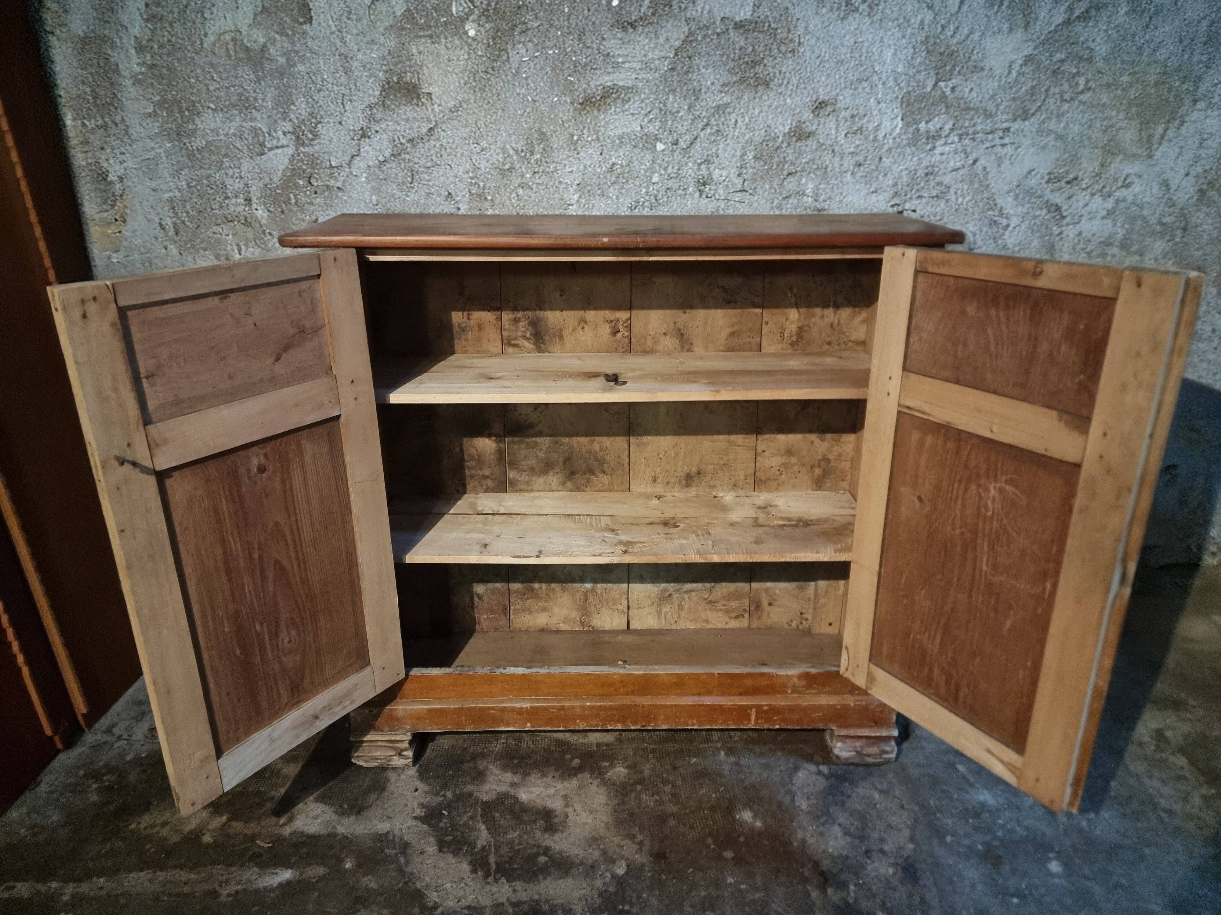 Vintage French workshop cabinet, circa 1920–1940