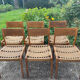 Set of 6 chairs signed GESSEF "Havana"