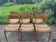 Set of 6 chairs signed GESSEF "Havana"