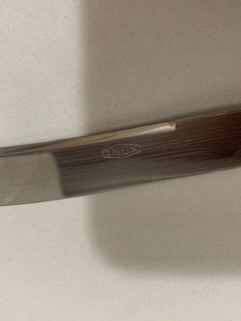 Box of 12 stainless steel table knives