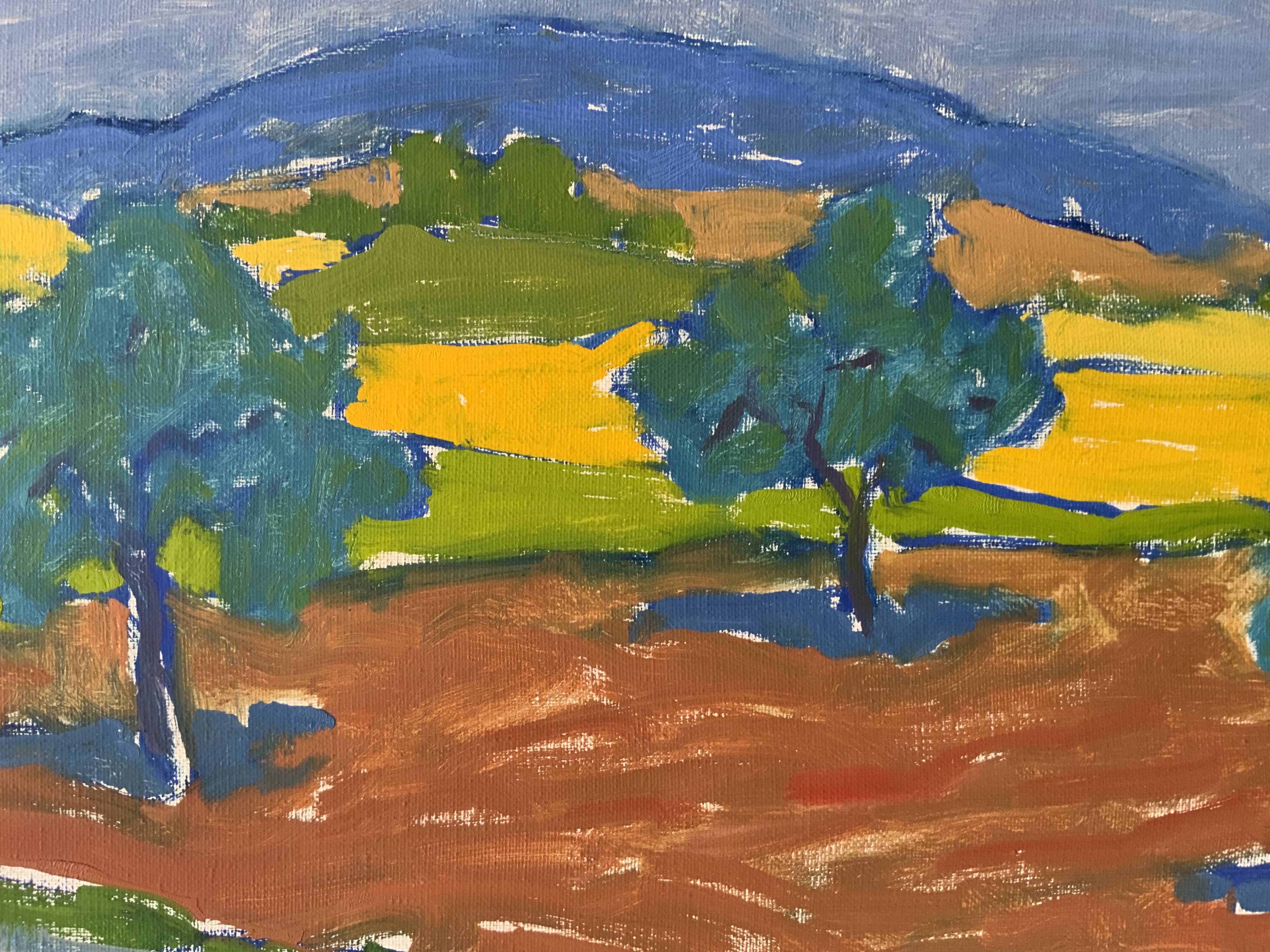 Svan Grandin (1906- 1982) Vintage Painting Landscape, signed