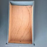 Antique Gustavian-style table painted in dark green with a drawer.