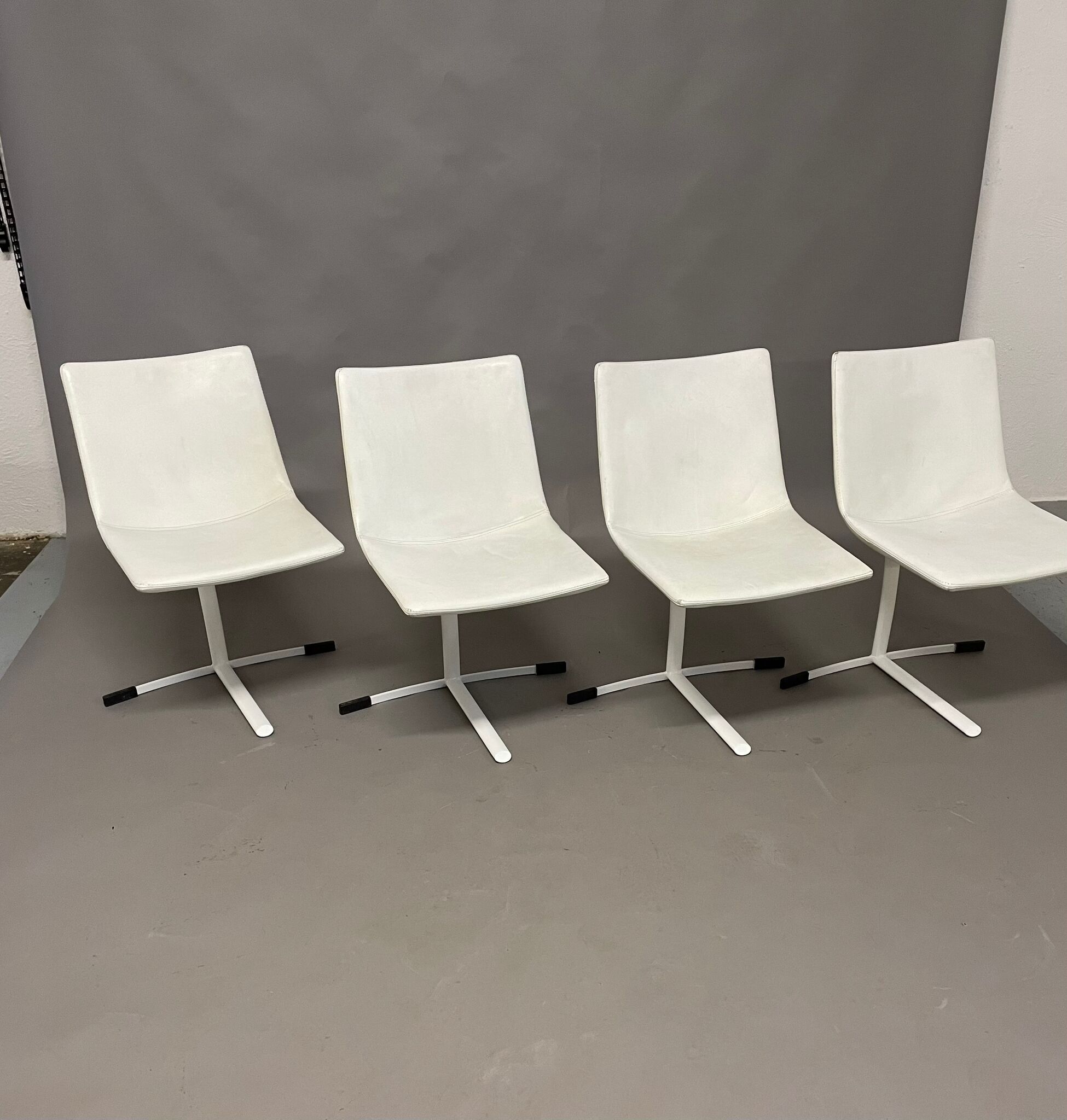 Chaises de salle à mange de Giovanni Offredi pour Saporiti