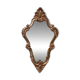 Rococo mirror, wall mirror, vintage mirror, repoussé copper mirror