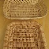 Pair of wicker baskets