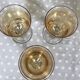 3 petits verres à pied