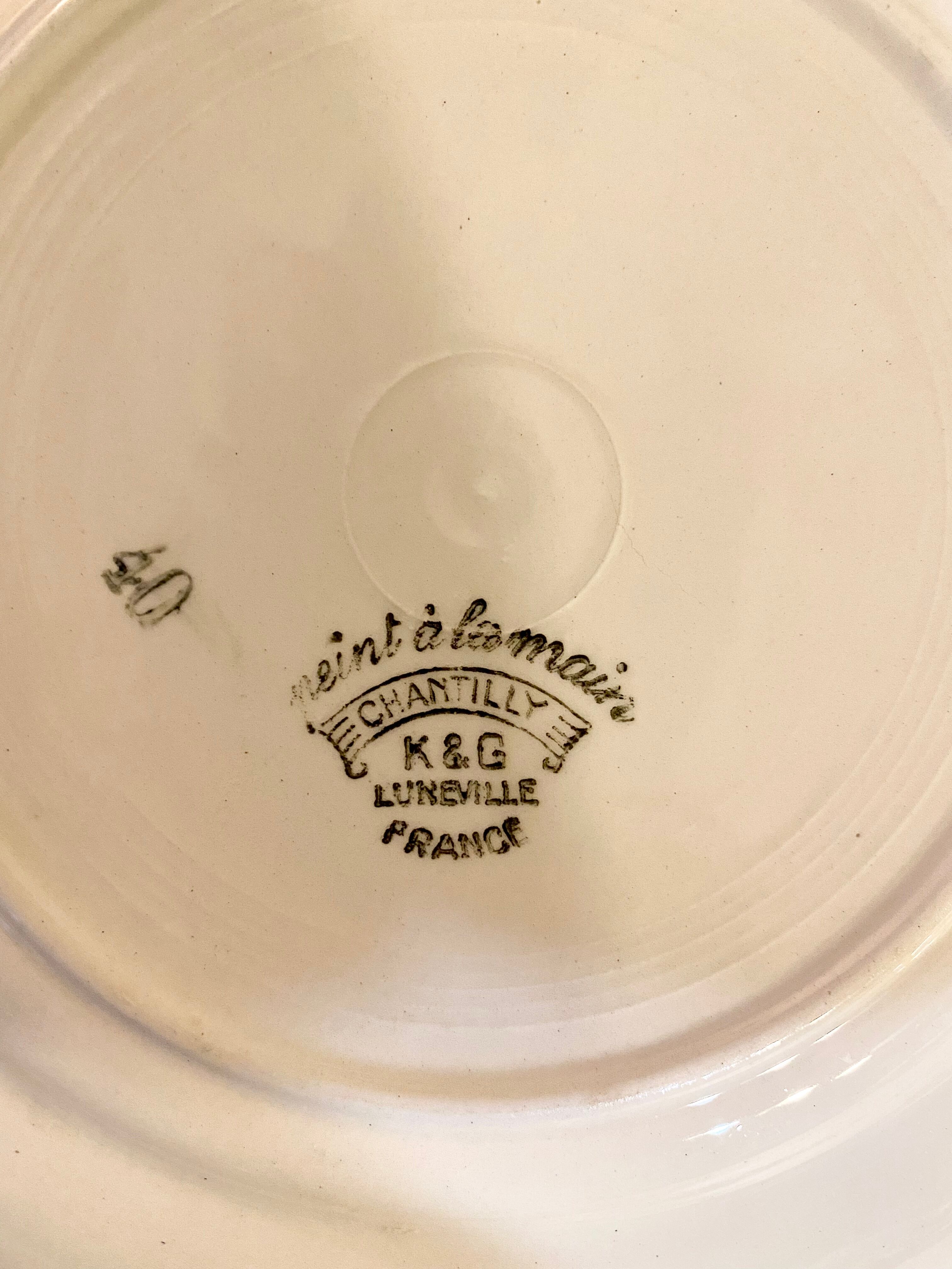 Luneville dessert plates