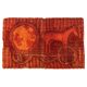 Midcentury Small Wool Ege Rya Carpet / Rug, Denmark, 1960s