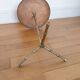 Martini table Maison Baguès bamboo imitation brass side table guéridon