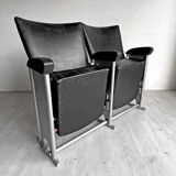 Vintage cinema bench 1960