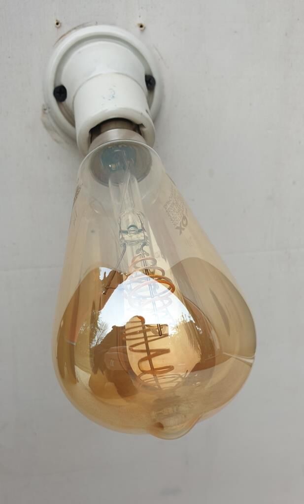 Angled wall lamp Art Deco porcelain