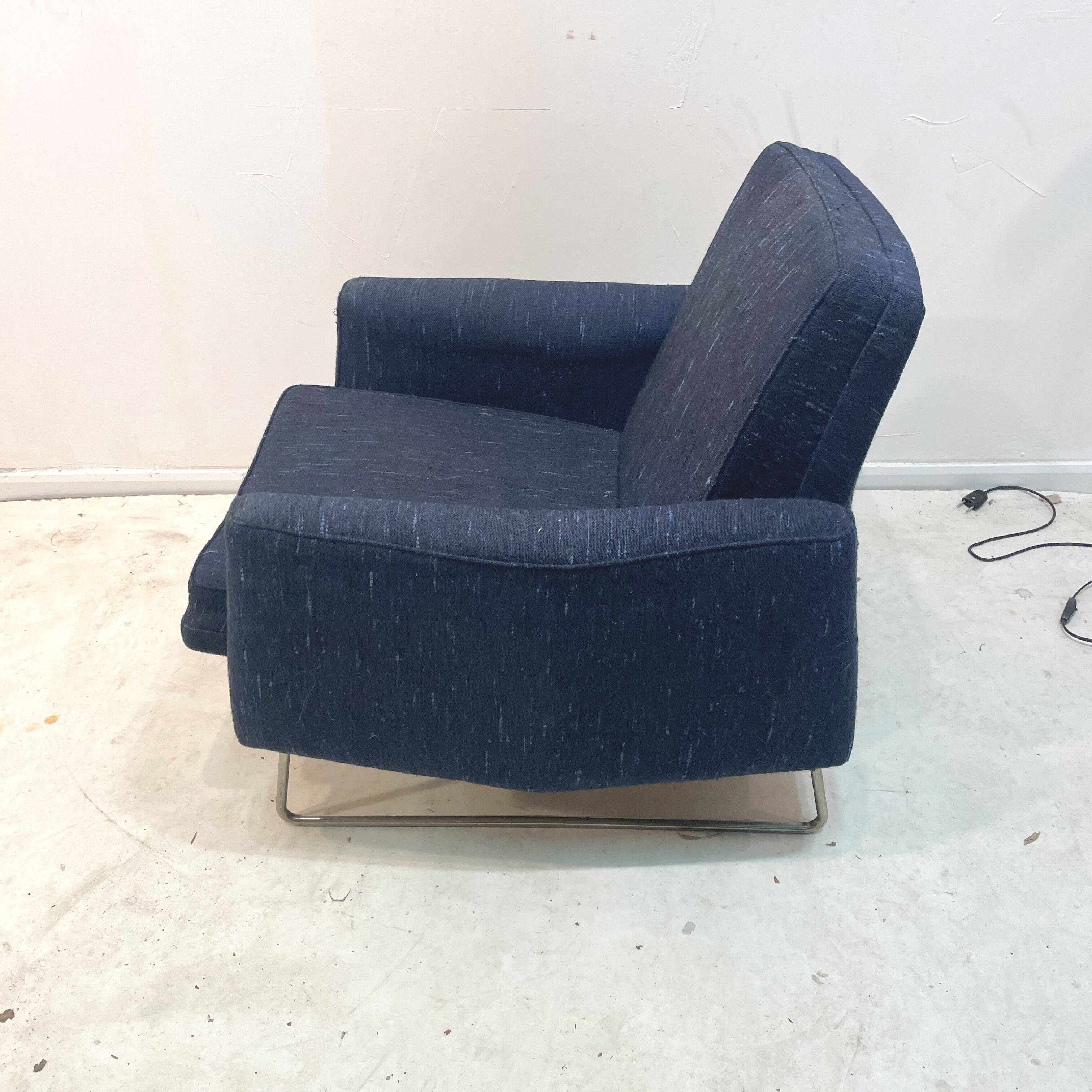 Fauteuil "Prélude" de Louis Paolozzi BLEU Chiné