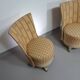 Set of French boudoir chairs