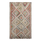 Tapis Kilim de grande surface 6x11, 192x330 Cm, Kilim tissé à la main