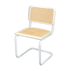 Vintage white B32 Cesca chair by Marcel Breuer, 90s