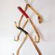 Small wall coat hooks in gilded brass from the 1950s (x UNIT).