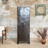 Industrial metal locker room