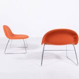Danish design pair of lounge chairs ‘3D’ from Komplot Design for Gubi