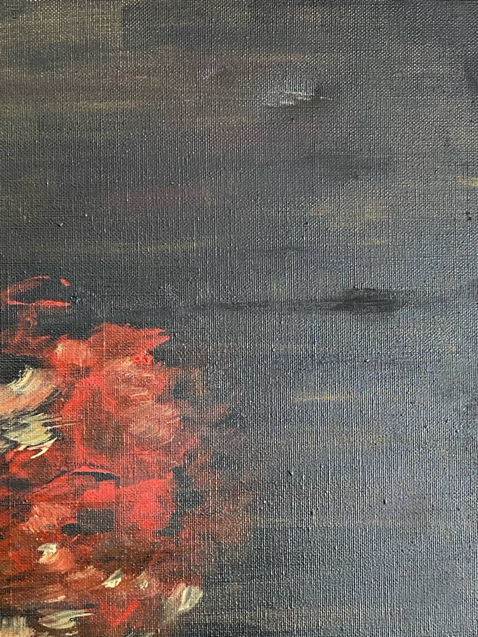 Oil on canvas, still life, framed, large format, Gaultier M